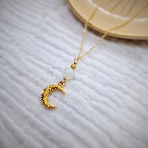 Collier de Lune - pierre de...